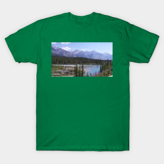 Mountains and River T-Shirt by IanWylie87